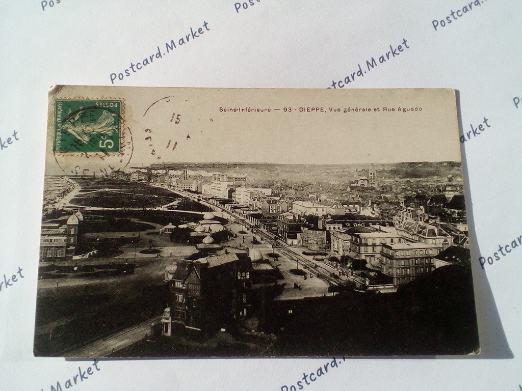 /France/Dieppe/FR_place_1911_Dieppe. Vue generale et Rue Aguado.jpg